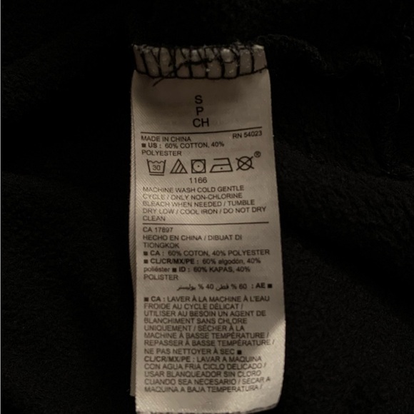 🐻🌈GRATEFUL DEAD BLACK JACK DANCING BEARS GRAPHIC BLACK LONG SLEEVE HOODIE🌈🐻 - Picture 7 of 9